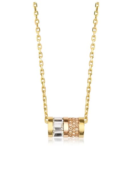 michael kors pave barrel necklace|Pavé Precious Metal.